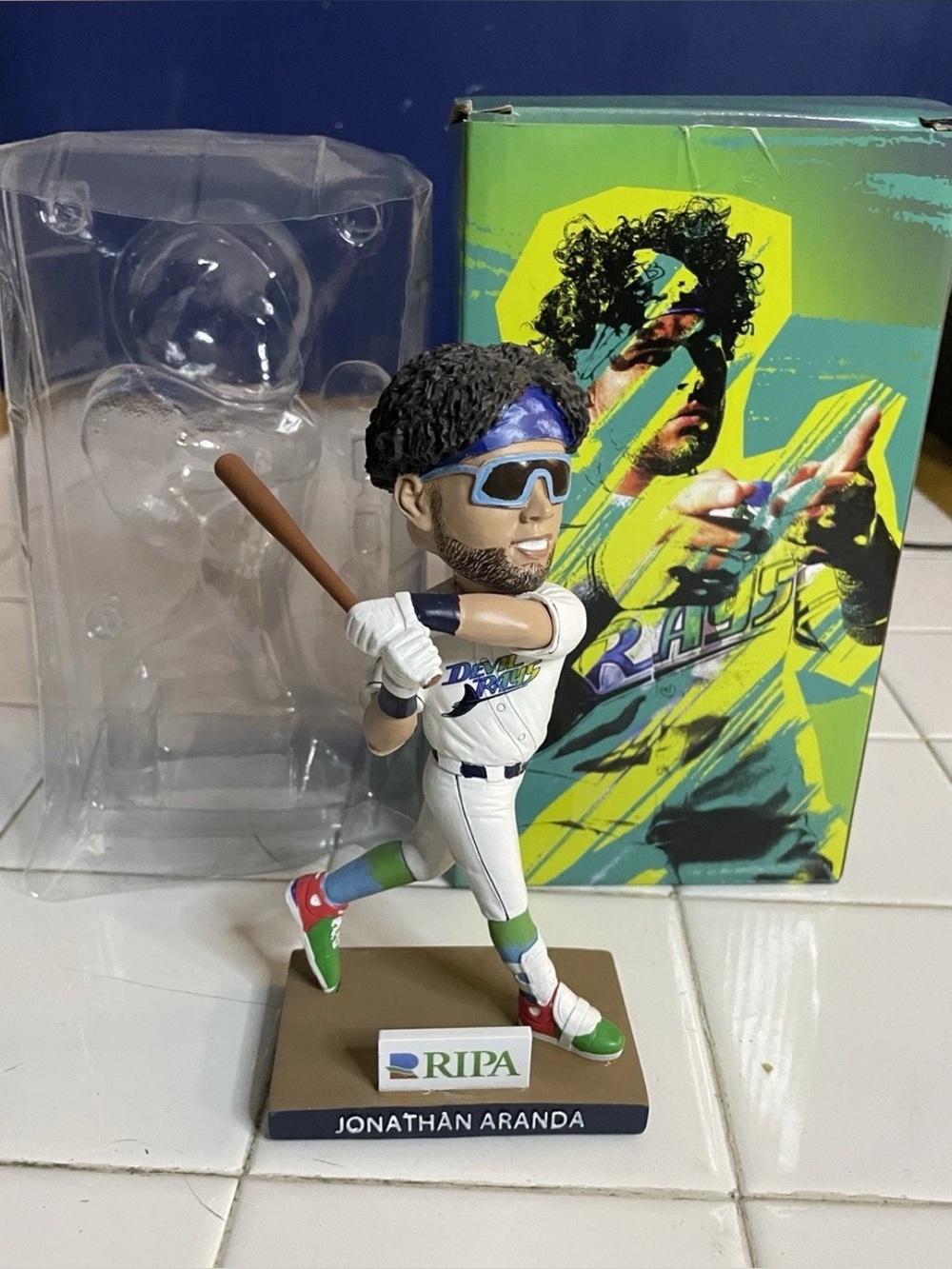 Tampa Bay Rays Jonathan Aranda bobblehead giveaway